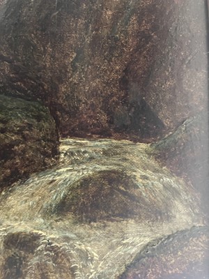 Lot 1028 - William Mellor (1851-1931) "Stock Ghyll Force,...