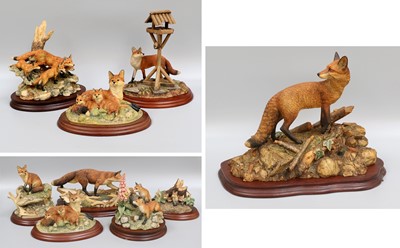 Lot 224 - Border Fine Arts Fox Models Including, 'The...