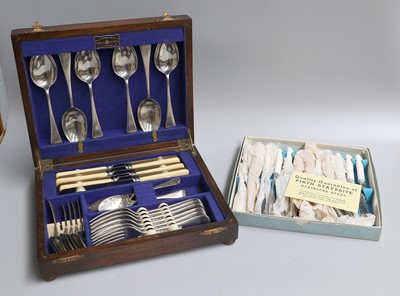 Lot 97 - A Collection of Assorted Silver Plate Flatware,...