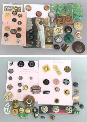 Lot 2076 - Circa 1930s and Later Decorative Buttons and...