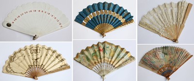 Lot 1236 - Decorative 20th Century Fans comprising an Art...