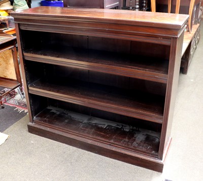 Lot 1295 - A 19th Century Mahogany Freestanding Bookcase,...