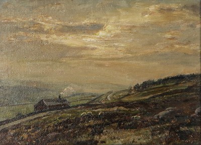 Lot 1114 - Herbert Royle (British, 1870-1958) Cottage on...