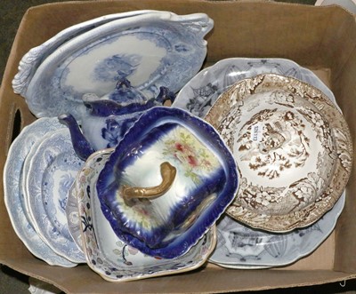 Lot 259 - Three Boxes of 19th Century Ceramics,...