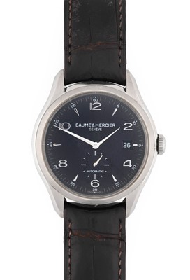 Lot 2439 - Baume & Mercier: A Stainless Steel Automatic...