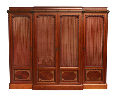 Lot 424 - A French Mahogany and Gilt-Metal-Mounted...