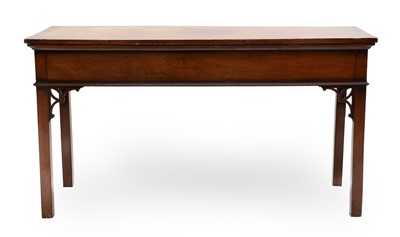 Lot 763 - A Late George III Mahogany Side Table, early...