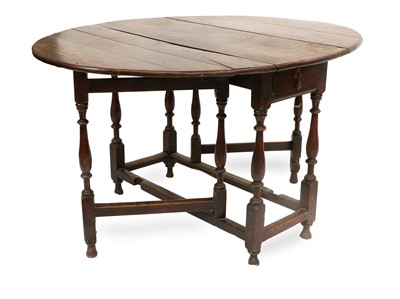 Lot 273 - An Oak Four-to-Six-Seater Gateleg Dining Table,...