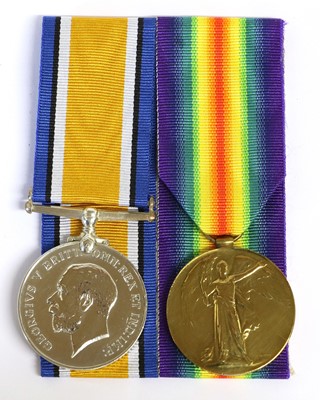 Lot 61 - A First World War Pair, awarded to 2.LIEUT....