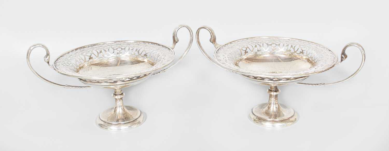 Lot 46 - A Pair of Victorian Silver Twin Handled...