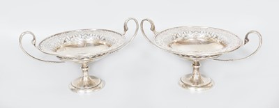 Lot 46 - A Pair of Victorian Silver Twin Handled...
