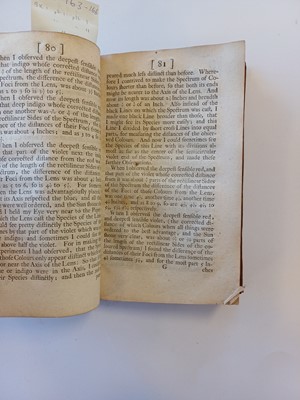 Lot 144 - Newton (Sir Isaac). Opticks: or, A Treatise of...