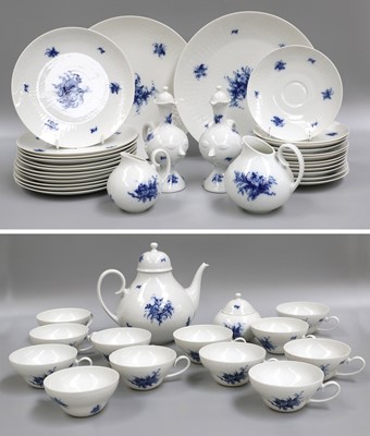 Lot 218 - A Rosenthal Porcelain Part Teaset, by Bhorn...