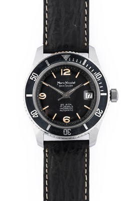 Lot 2397 - Marc Nicolet: A Chrome and Steel Automatic...