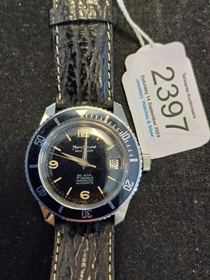 Lot 2397 - Marc Nicolet: A Chrome and Steel Automatic...