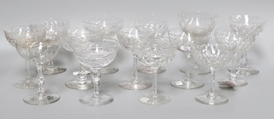 Lot 162 - Various 19th Century and Later Cut Glass...