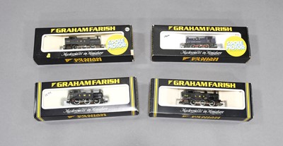 Lot 3303 - Graham Farish N Gauge Four LMS Tank Locomotives