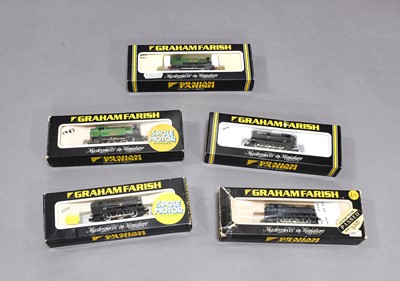 Lot 3300 - Graham Farish N Gauge Five Tank Locomotives