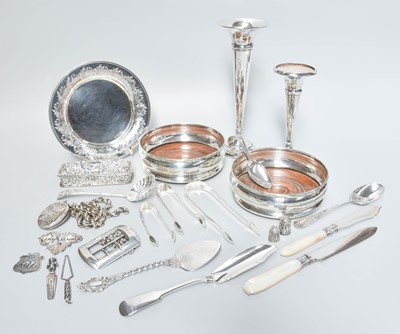 Lot 58 - A Collection of Assorted Silver and Silver...