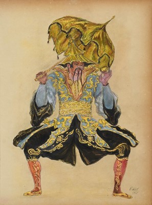 Lot 2139 - After Bakst, Costume Design Sketch for the...