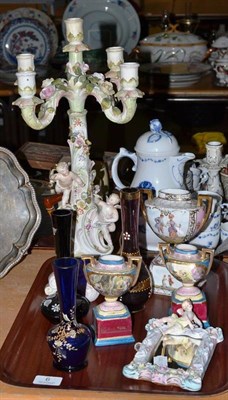 Lot 6 - A collection of Continental ceramics and glass