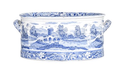 Lot 309 - A Spode Pearlware Footbath, circa 1820, of...