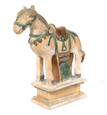 Lot 98 - A Chinese Terracotta Horse, Tang style,...