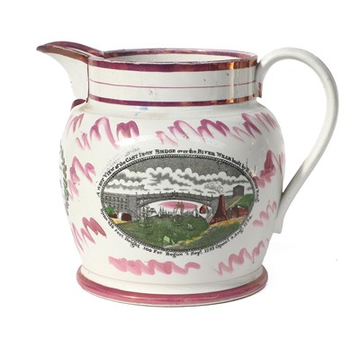 Lot 188 - A Sunderland Lustre "Sailor's Fairwell" Jug,...