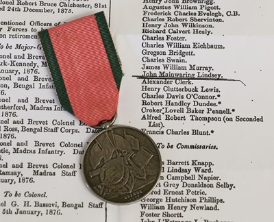 Lot 70 - A Turkish Crimea Medal 1855, British Issue,...