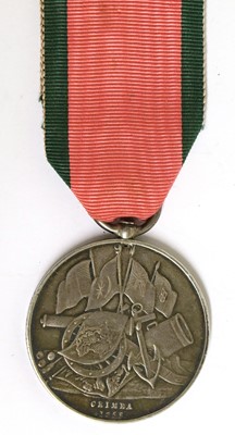 Lot 70 - A Turkish Crimea Medal 1855, British Issue,...