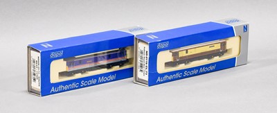 Lot 3265 - Dapol N Gauge Two Class 73 Diesels