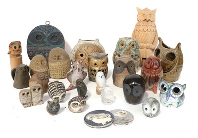 Lot 261 - Various Owl Models: including Lladro Owl, two...