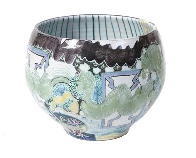 Lot 27 - Alan Caiger-Smith (b.1930): tin glazed...