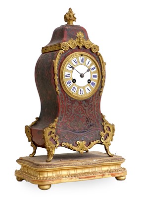 Lot 304 - A French "Boulle" Striking Mantel Clock, circa...