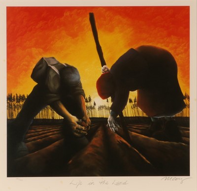 Lot 1047 - After Mackenzie Thorpe (b.1956) "Life in the...