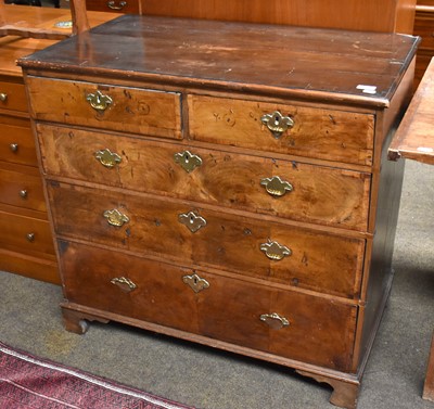 Lot 1367 - An 18th Century Mahogany and Crossbanded Chest...