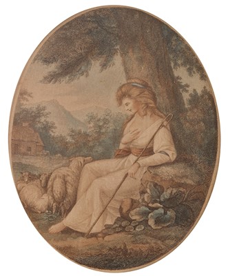 Lot 31 - Bartolozzi after Kauffman Classical figures...