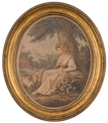 Lot 31 - Bartolozzi after Kauffman Classical figures...