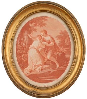 Lot 31 - Bartolozzi after Kauffman Classical figures...