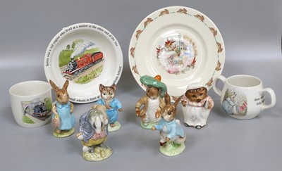 Lot 222 - Six Beswick Beatrix Potter Figures, including '...