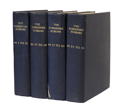 Lot 165 - Four Bound Volumes of The Yorkshire Hussars...