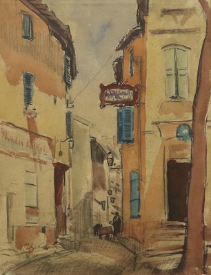 Lot 1090 - Philip Naviasky (1894-1983) Continental street...