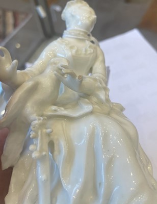 Lot 27 - A Derby "Dry-Edge" Figure of Touch from a set...