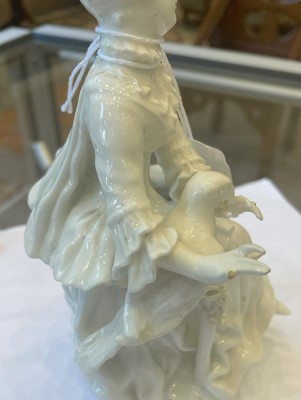 Lot 27 - A Derby "Dry-Edge" Figure of Touch from a set...