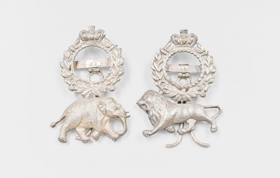 Lot 75 - A Pair of Silver Place-Card Holders, Each...