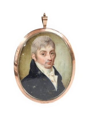 Lot 179 - English School (early 19th century): Miniature...