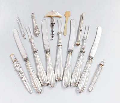 Lot 82 - A Collection of Assorted Silver, Silver Plate...