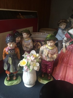 Lot 270 - Royal Doulton, Coalport, and Wedgwood Figures,...