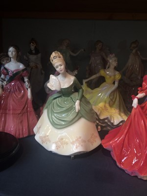 Lot 270 - Royal Doulton, Coalport, and Wedgwood Figures,...