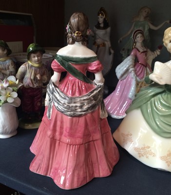 Lot 270 - Royal Doulton, Coalport, and Wedgwood Figures,...